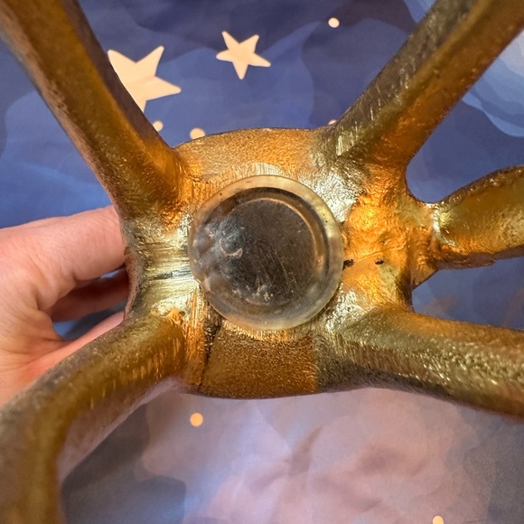 Metal Gold Color Giraffe Figurine - Picture 5 of 5